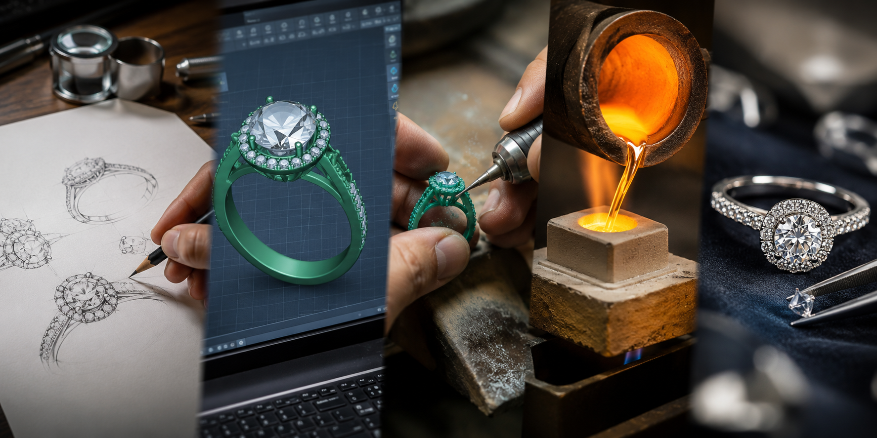 Fine Jewelry Manufacturing Process: From Concept to Production