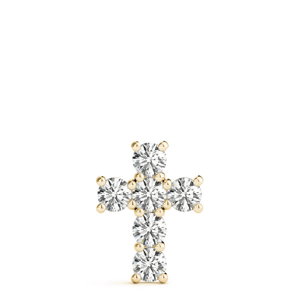Lab-Grown Diamond Cross Necklace Lab-Grown Diamond Karat Designs