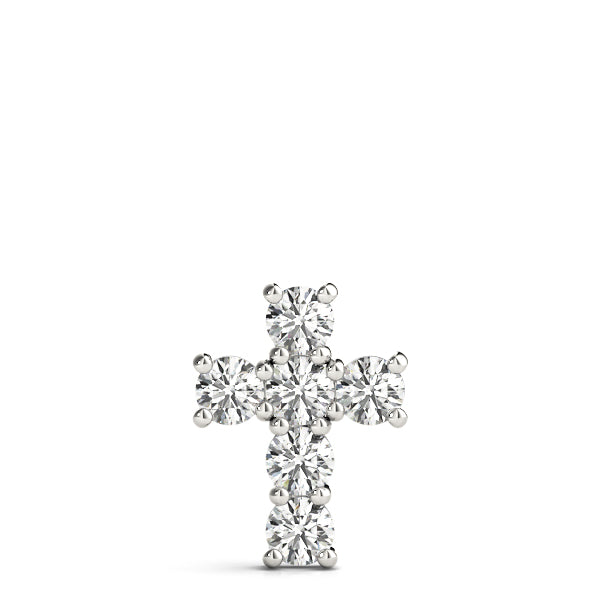 Lab-Grown Diamond Cross Necklace Lab-Grown Diamond Karat Designs