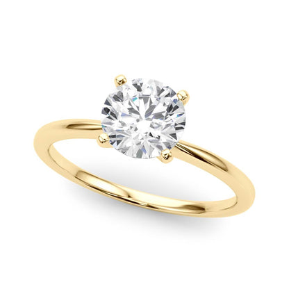 Round Solitaire Lab Diamond Engagement Ring Lab-Grown Diamond Karat Designs