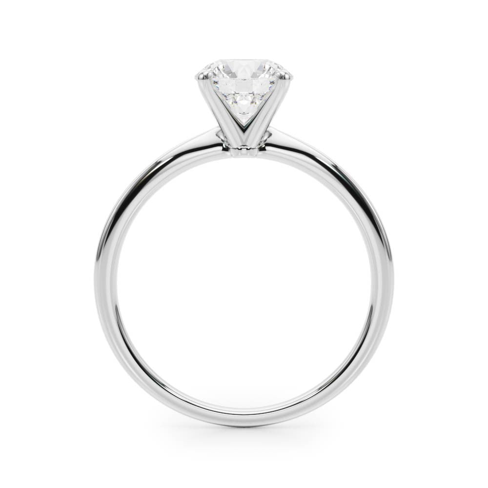 Round Solitaire Lab Diamond Engagement Ring Lab-Grown Diamond Karat Designs