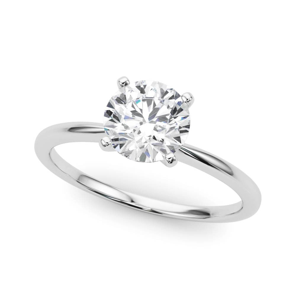 Round Solitaire Lab Diamond Engagement Ring Lab-Grown Diamond Karat Designs