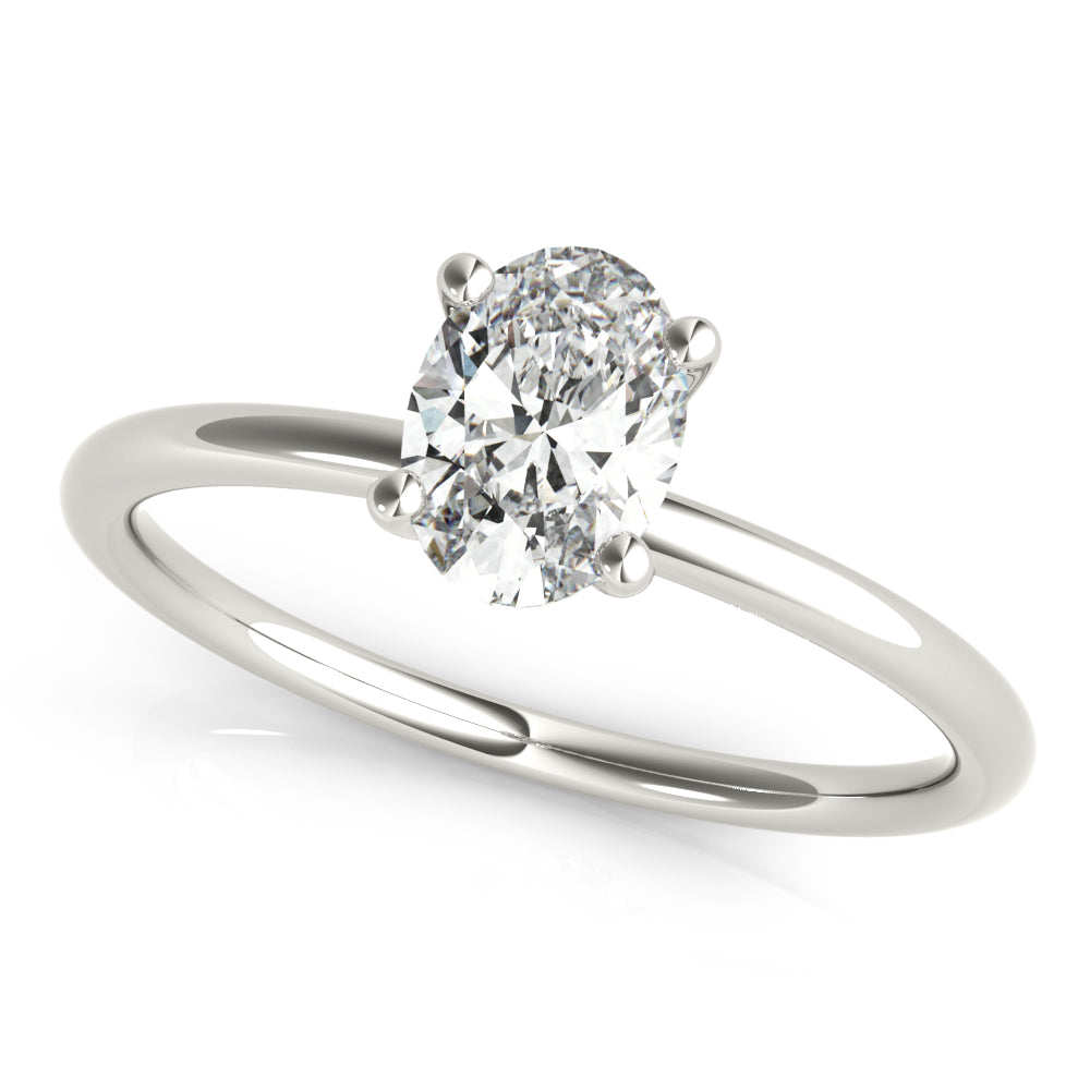 Oval Solitaire Engagement Ring Lab-Grown Diamond Karat Designs