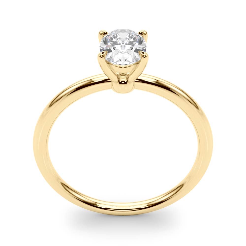 Oval Solitaire Engagement Ring Lab-Grown Diamond Karat Designs