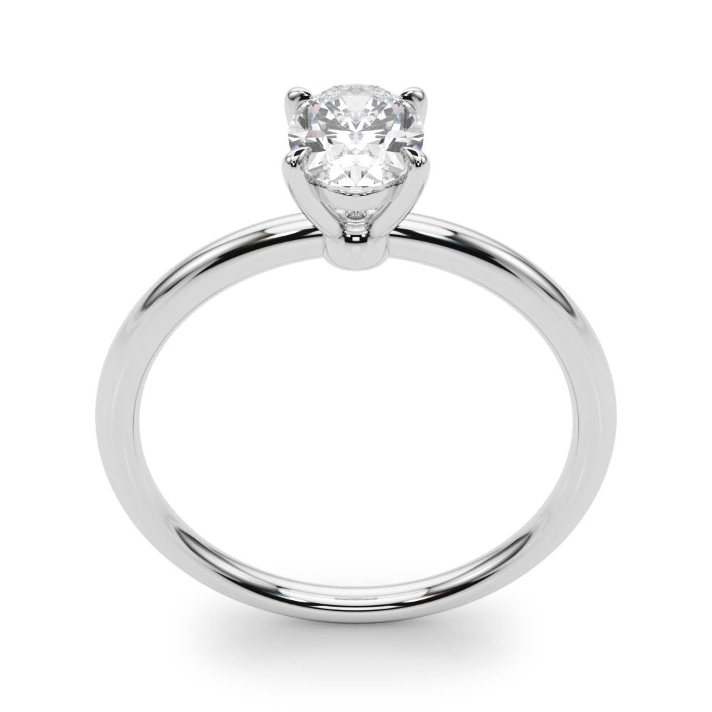 Oval Solitaire Engagement Ring Lab-Grown Diamond Karat Designs
