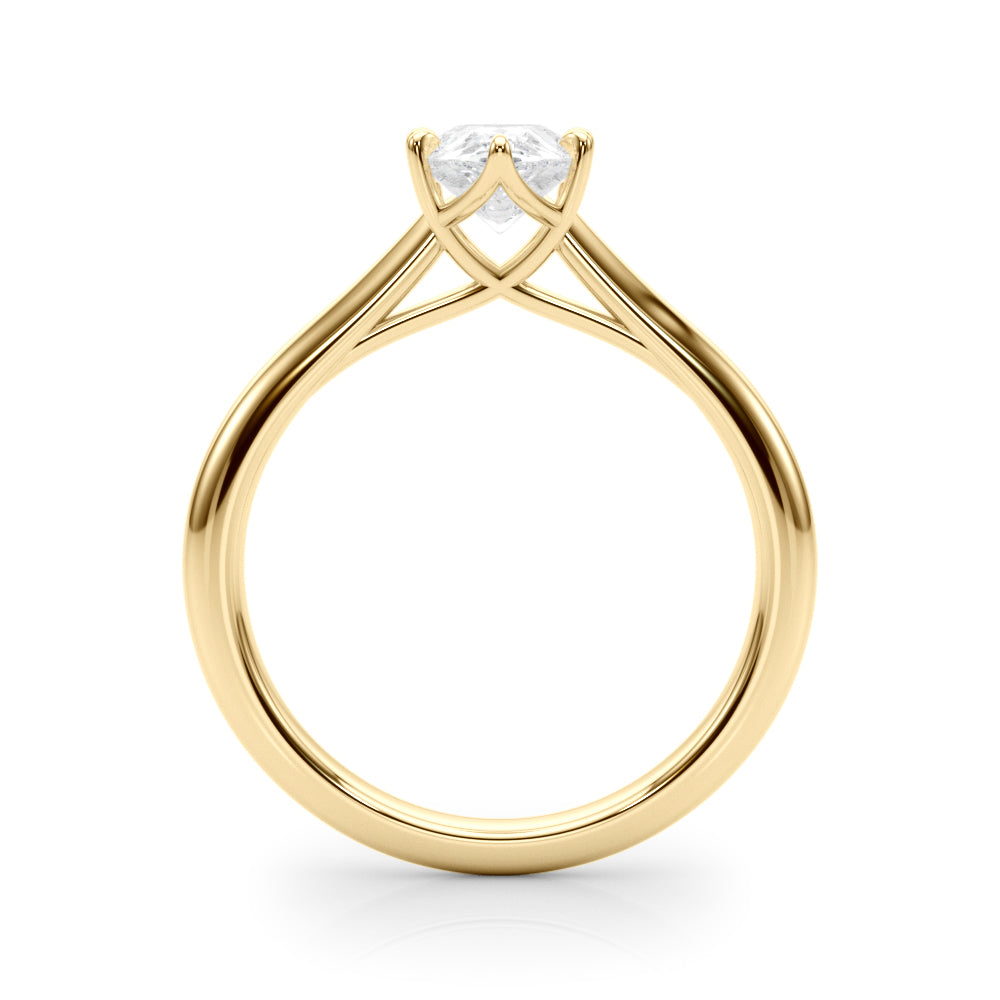 Pear Solitaire Engagement Ring Lab-Grown Diamond Karat Designs