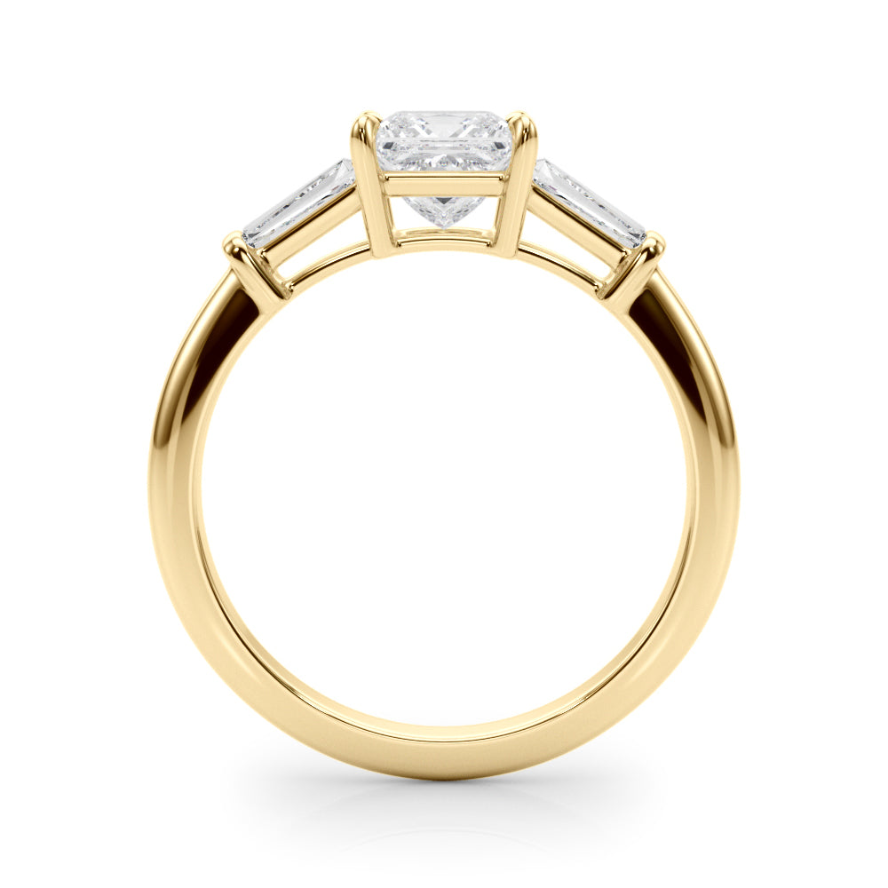 Three Stone Diamond Engagement Ring Lab-Grown Diamond Karat Designs