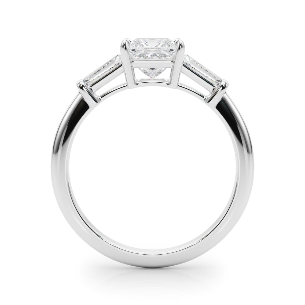 Three Stone Diamond Engagement Ring Lab-Grown Diamond Karat Designs