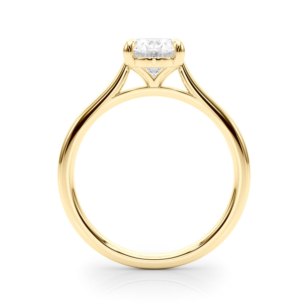 Oval Diamond Solitaire Engagement Ring Lab-Grown Diamond