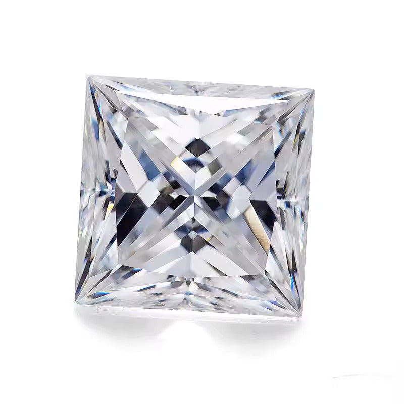 Princess Square Cut Moissanite Loose 4.00 ct | 9.0mm Moissanite