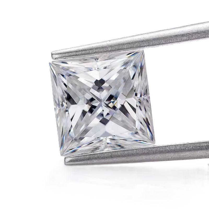 Princess Square Cut Moissanite Loose Moissanite