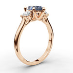 Three Stone Sapphire Ring 