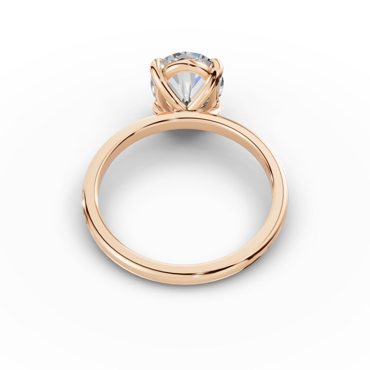 Classic Oval Moissanite Ring 