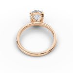 Classic Oval Moissanite Ring 