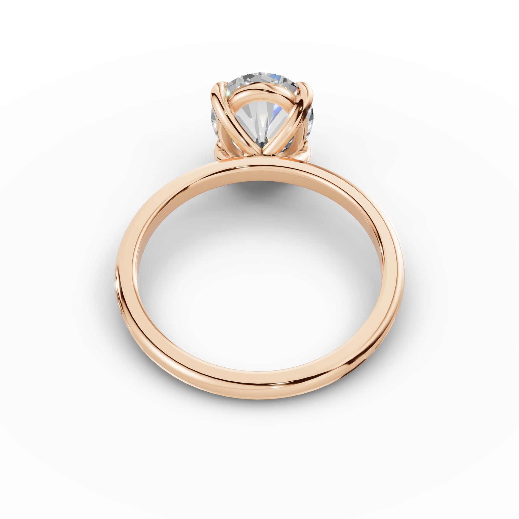 Classic Oval Moissanite Ring 