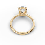 Classic Oval Moissanite Ring 