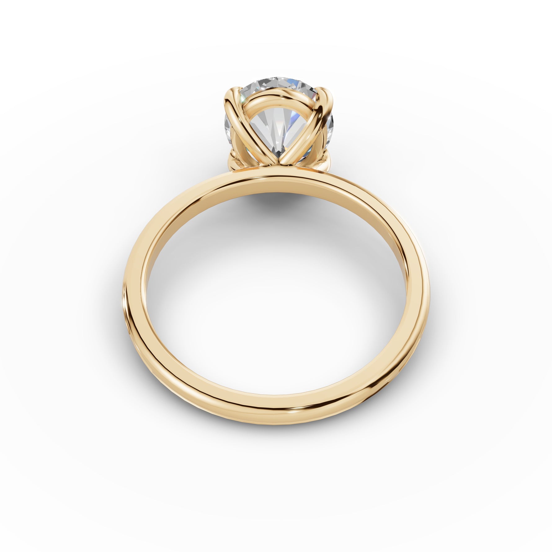 Classic Oval Moissanite Ring 