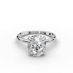 Classic Oval Moissanite Ring 
