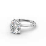 Classic Oval Moissanite Ring 