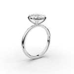 Classic Oval Moissanite Ring 