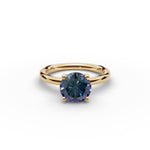 Classic Round Alexandrite Ring 