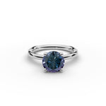 Classic Round Alexandrite Ring 
