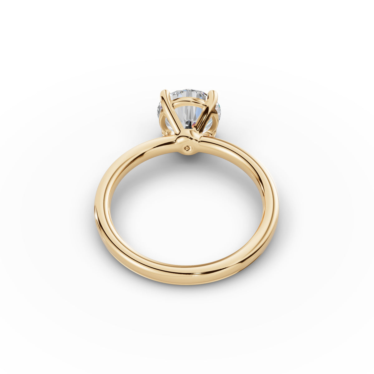 Classic Round Diamond Ring 