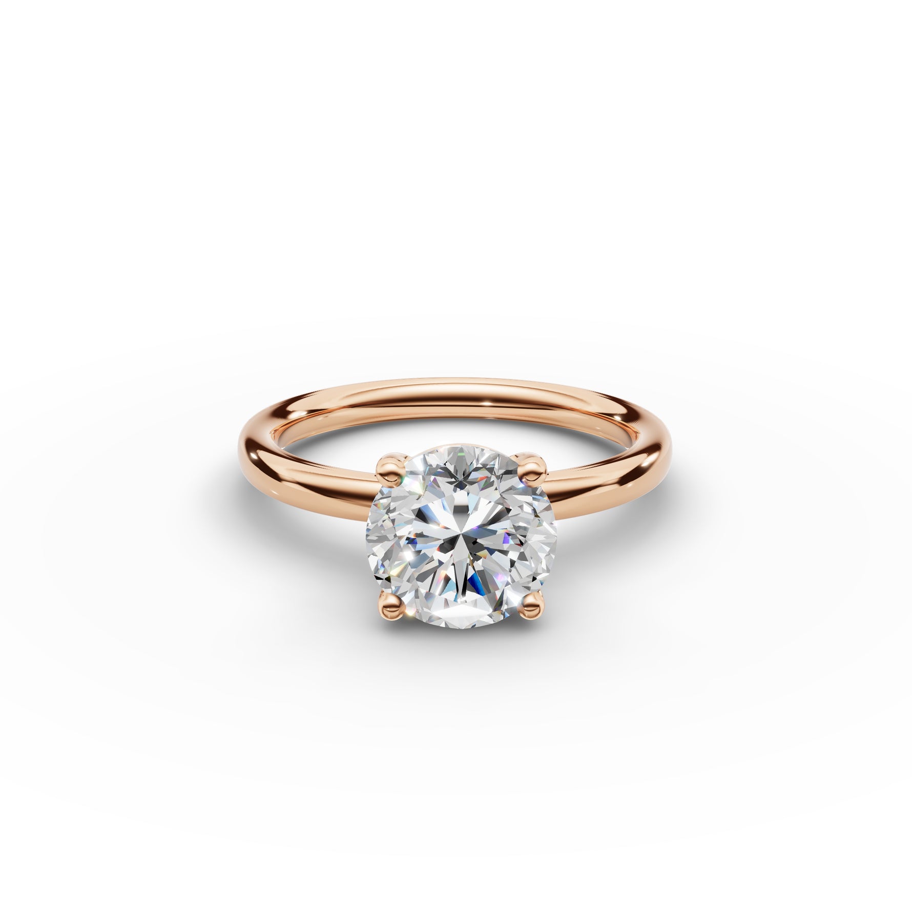 Classic Round Diamond Ring 