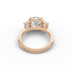 Three Stone Bezel Ring 
