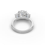 Three Stone Bezel Ring 