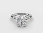 Classic Oval Moissanite Ring 