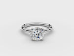 Classic Round Diamond Ring 